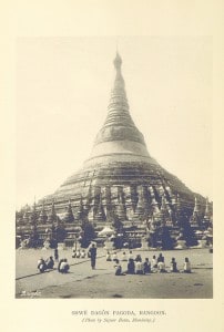 The Shewdagon Pagoda. From the book ‘Wanderings in Burma’ authored by George W Bird: