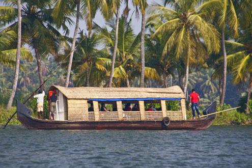 Cruise the Keralan Backwaters