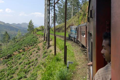 Train through the hill country