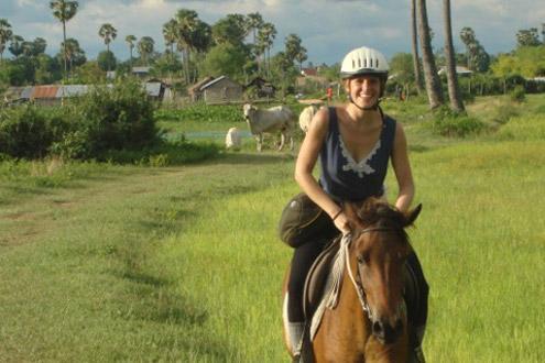Horse riding in Siem Reap