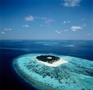 Tha Maldives - one huge coral reef...