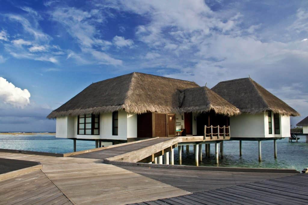 A Water Villa at Four Seasons Landaa Giravaaru in the Maldives 