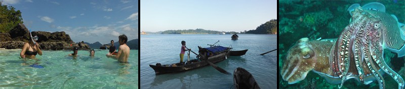 Images from the Mergui Island Cruise