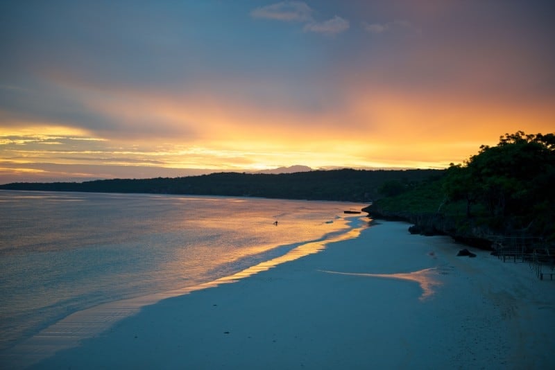 Sulawesi Bira Beach at Sunset