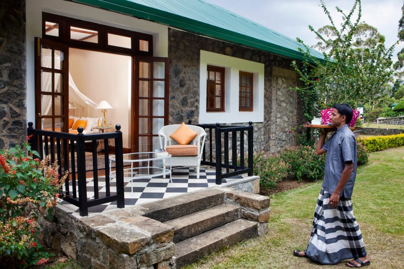 Colonial Tea Bungalow with a private sit out area in the tea country