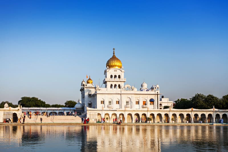 Gurdwara Bangla Sahib is the most prominent Sikh gurdwara