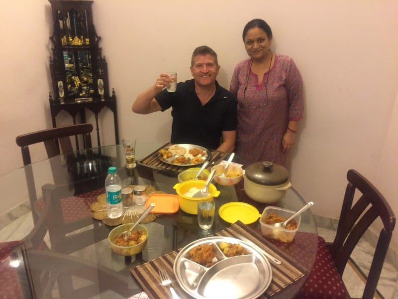 Robin's royal dinner in Jaipur