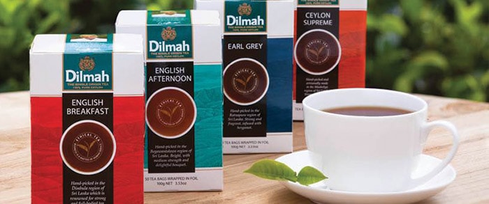 Dilmah tea collection in Sri Lanka