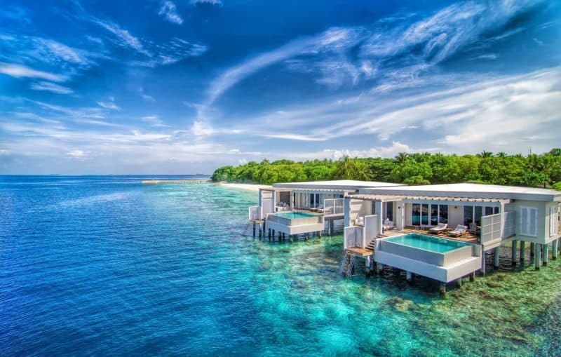 Amilla Fushi with its private pool villas