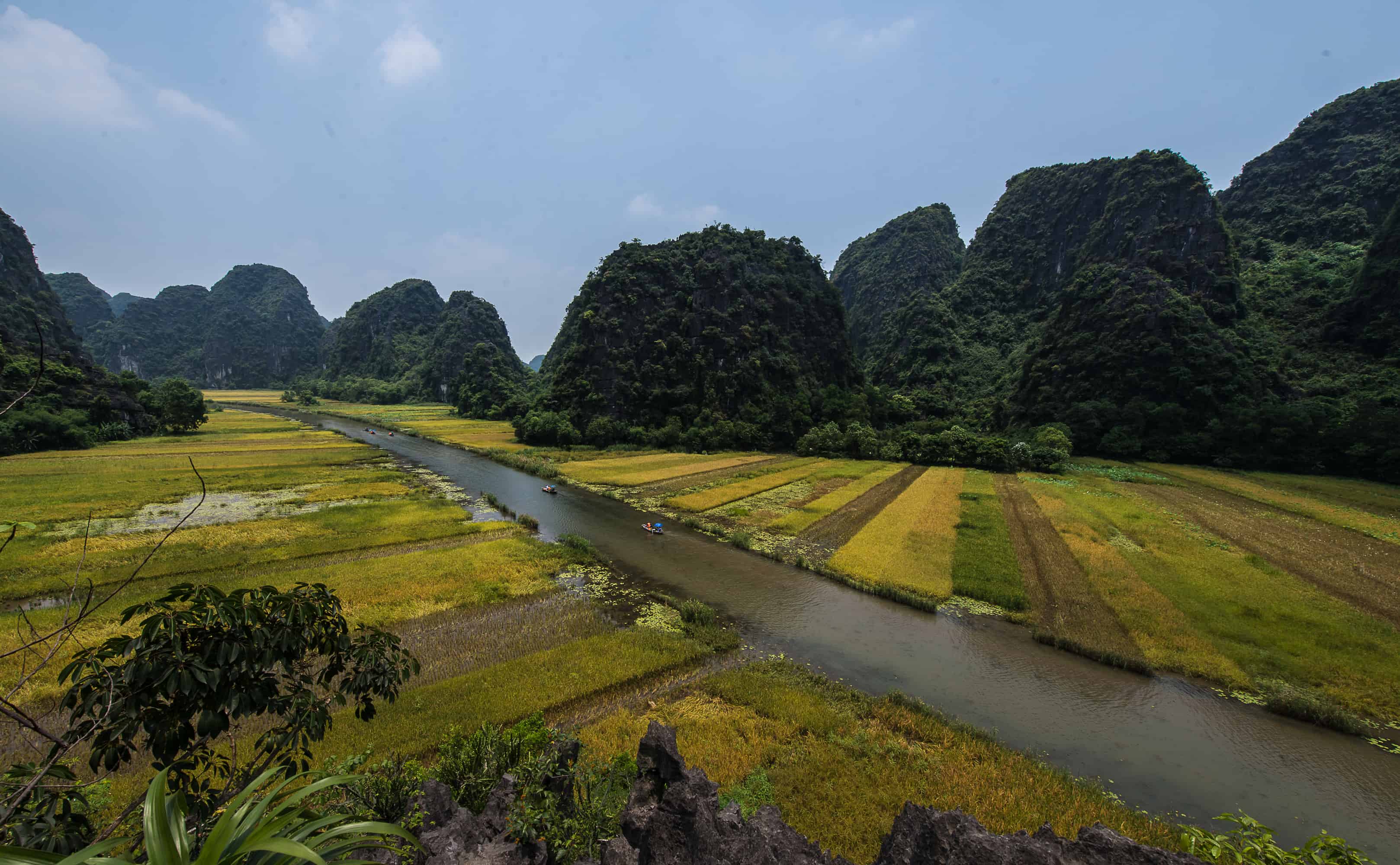 Trang An ecosystem the UNESCO's World Heritage Site also known as 'inland Halong Bay'