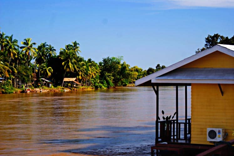 Sala Dhone Boutique Hotel in southern laos on the banks of the mekong river