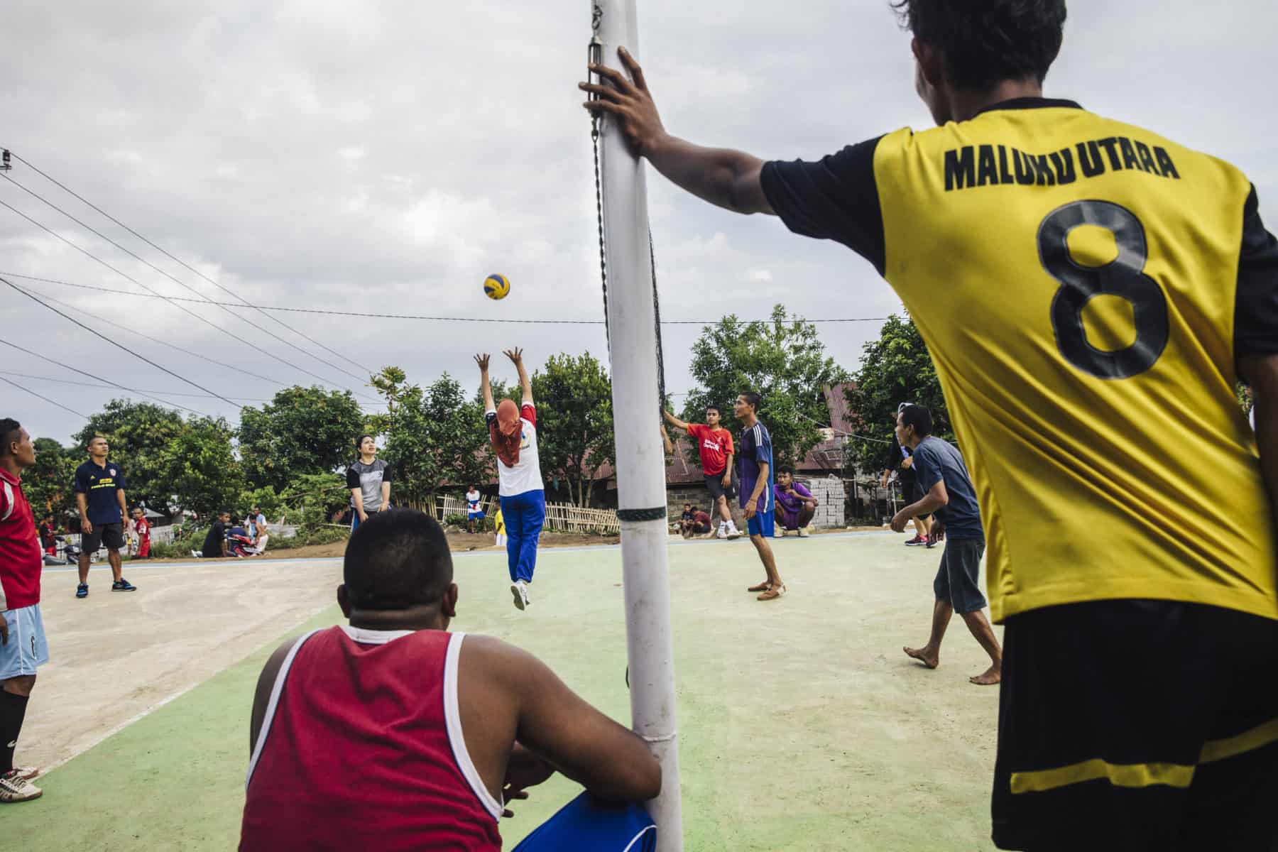 Local football game Indonesia