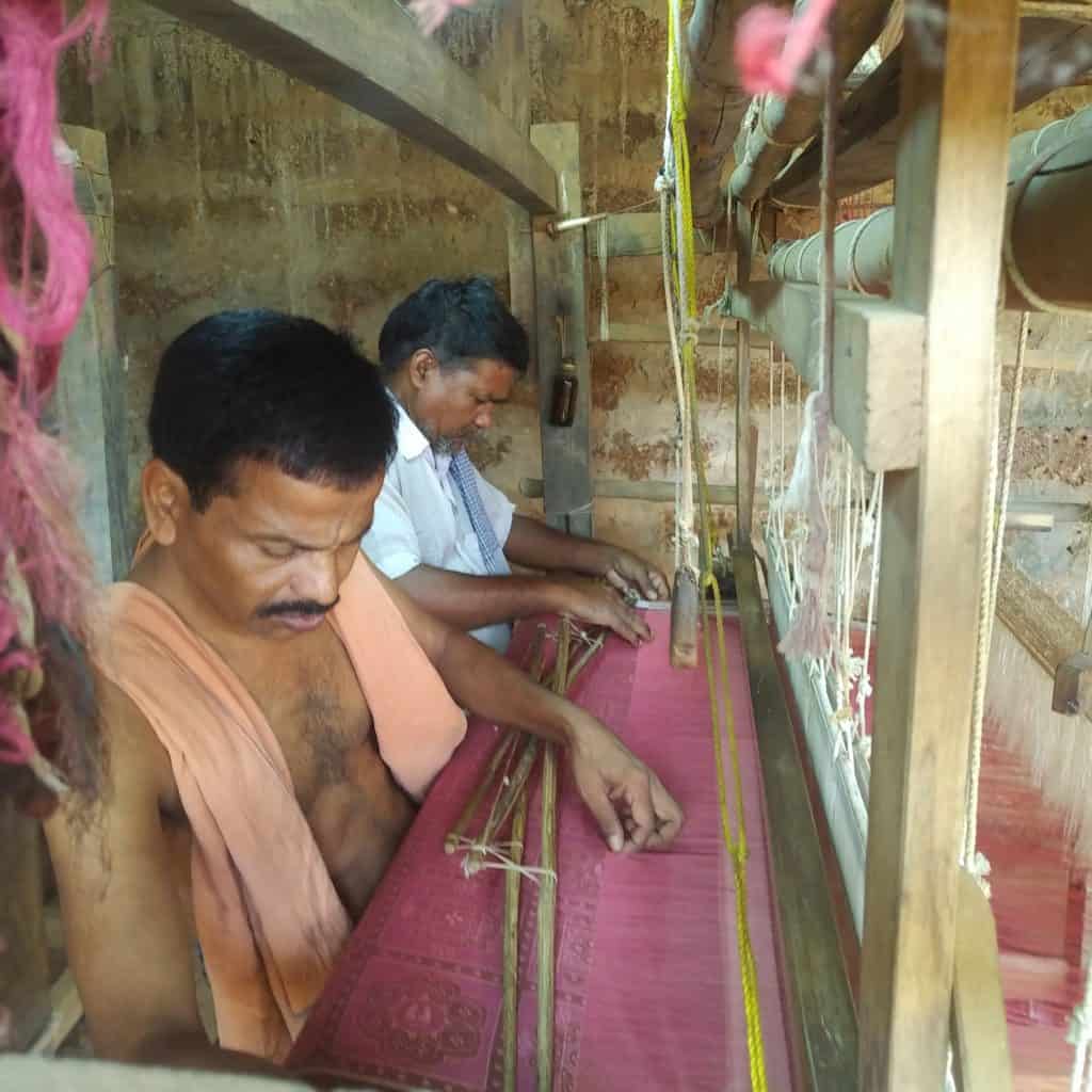 ancient handloom weaving techniques India