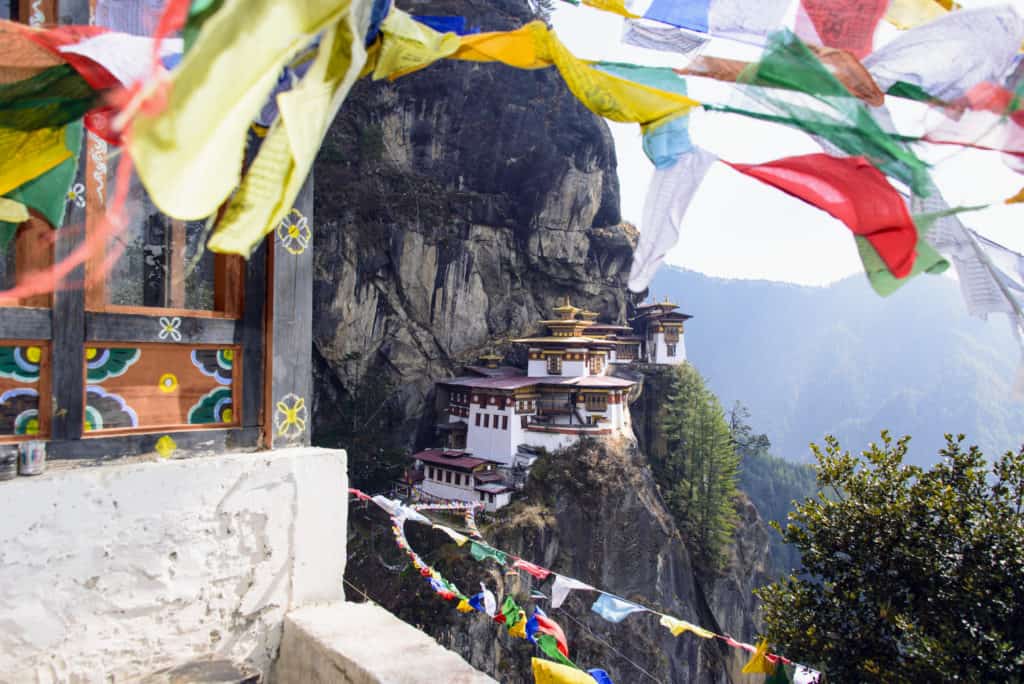 Tiger;s Nest monastery in Bhutan