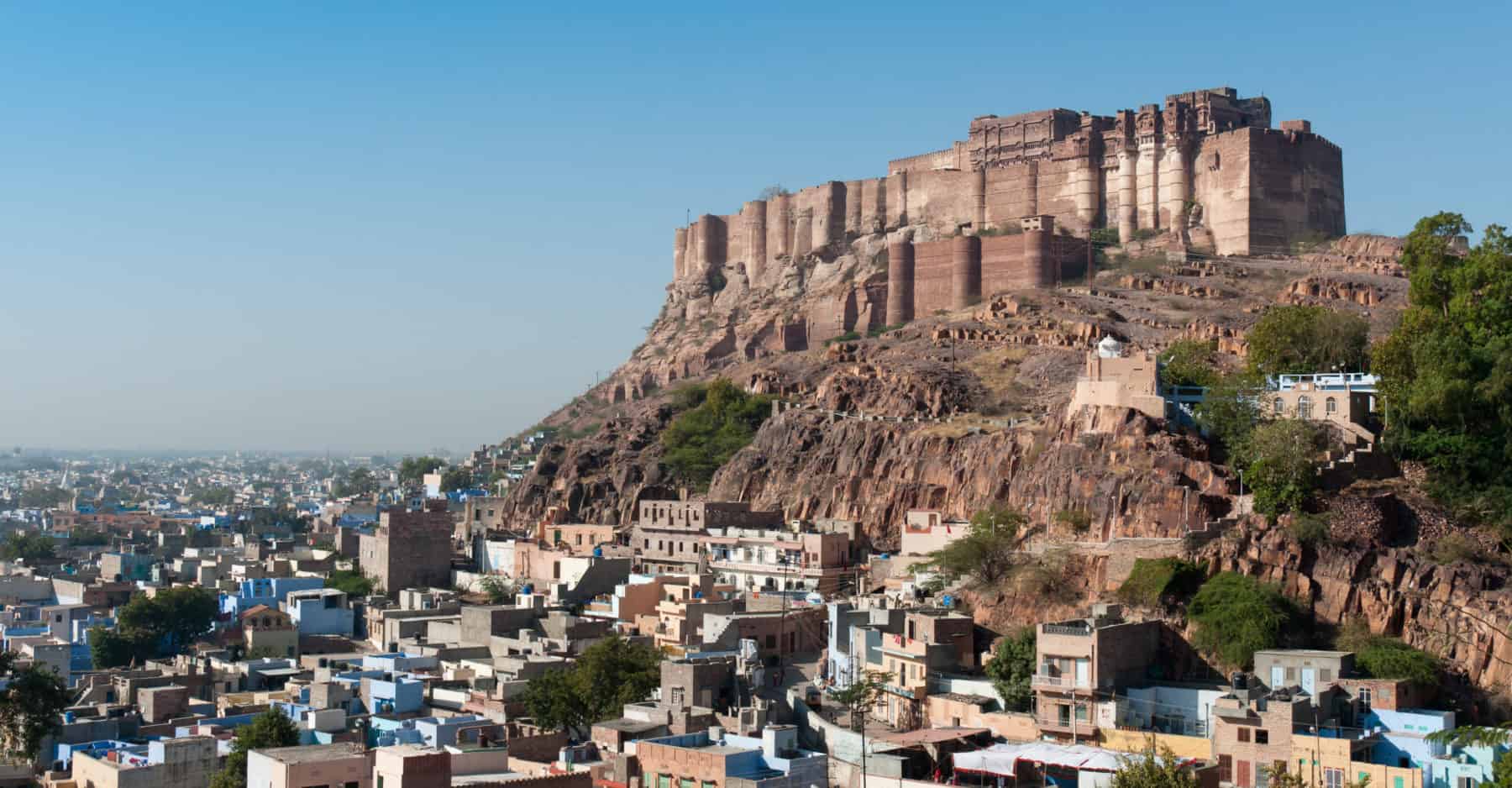 Meherangarth Fort in Jodhpur, Rajasthan, northern India.