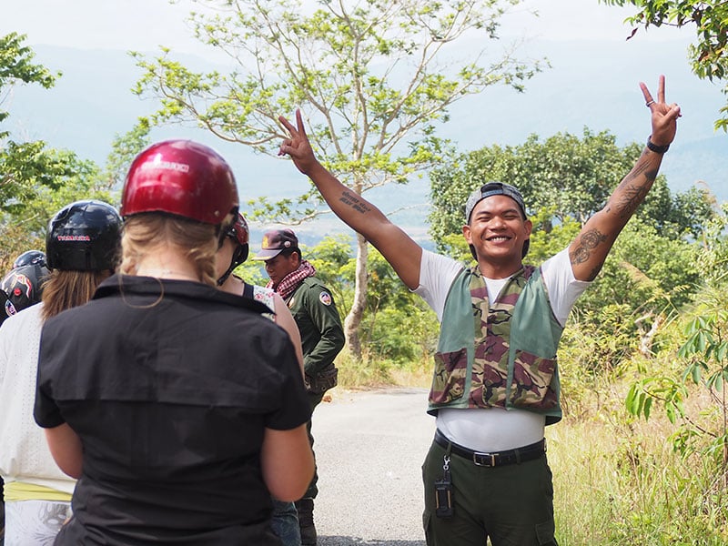 A happy guide from Shinta Mani Wild in Cambodia