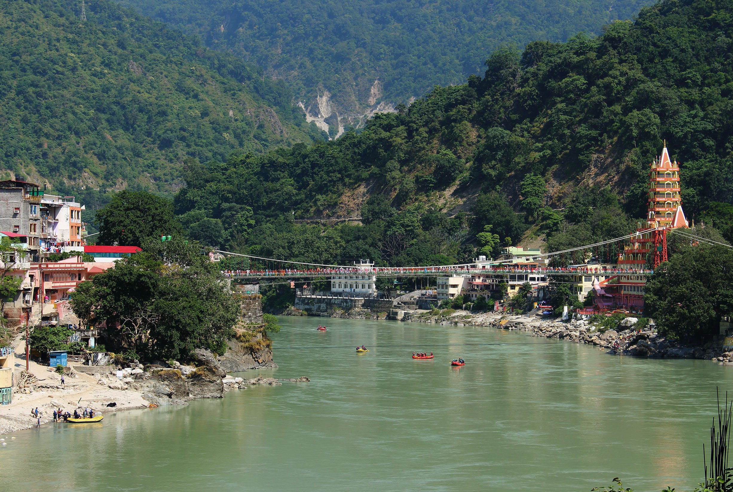 Rishikesh River in India