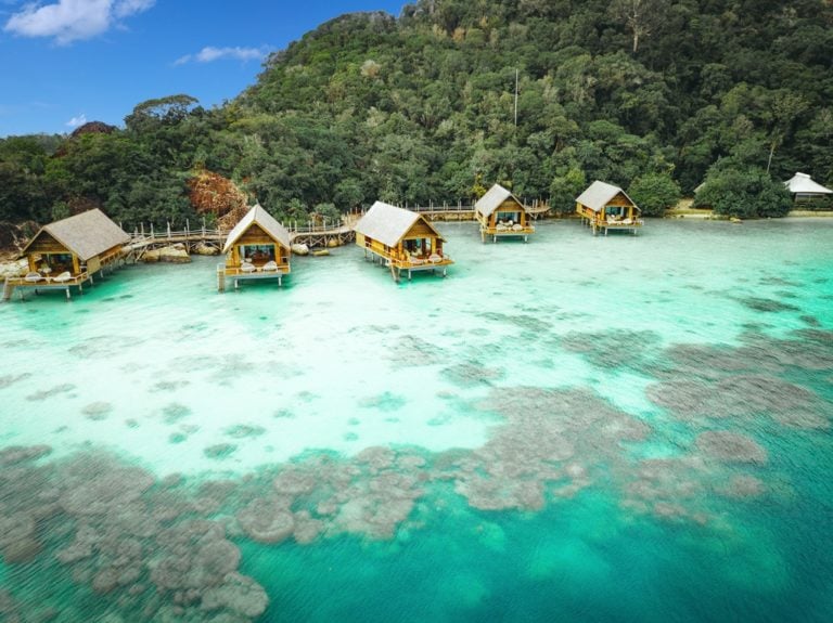 Bawah reserve bet floating resorts Malaysia