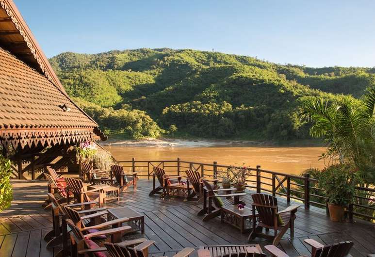 View Mekong River in Laos from Luang Say Lodge