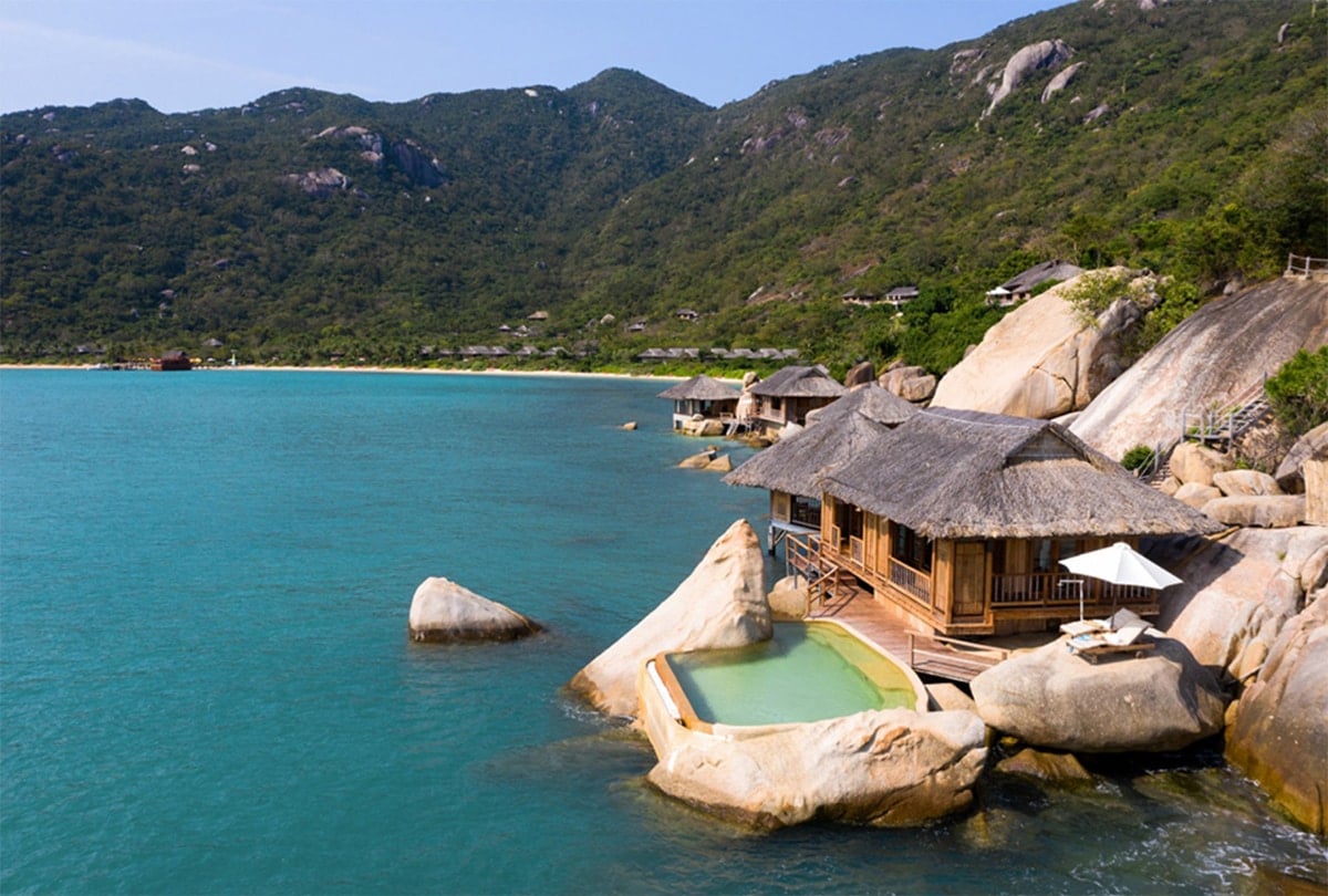 Six Senses overwater villa