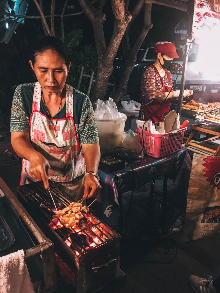 Street food in Chiang Mai Thailand