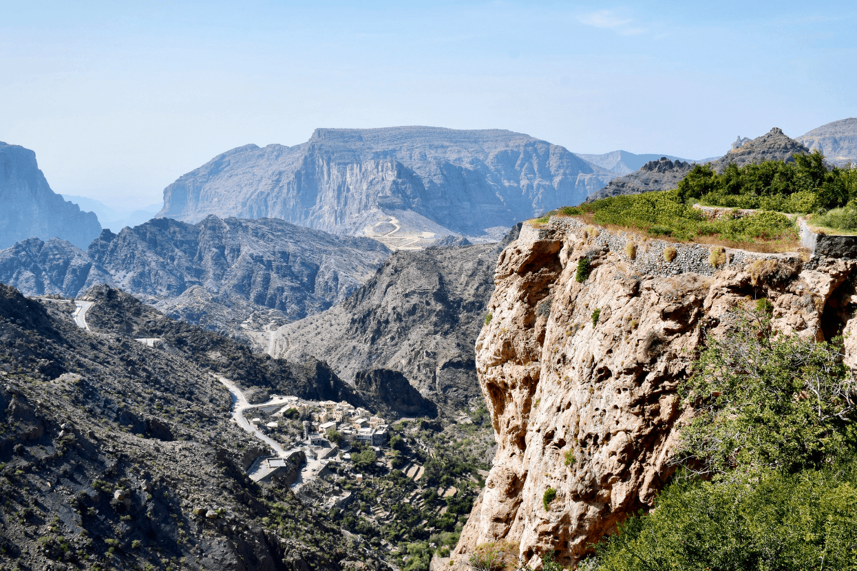 Al Hajar Mountains in Oman