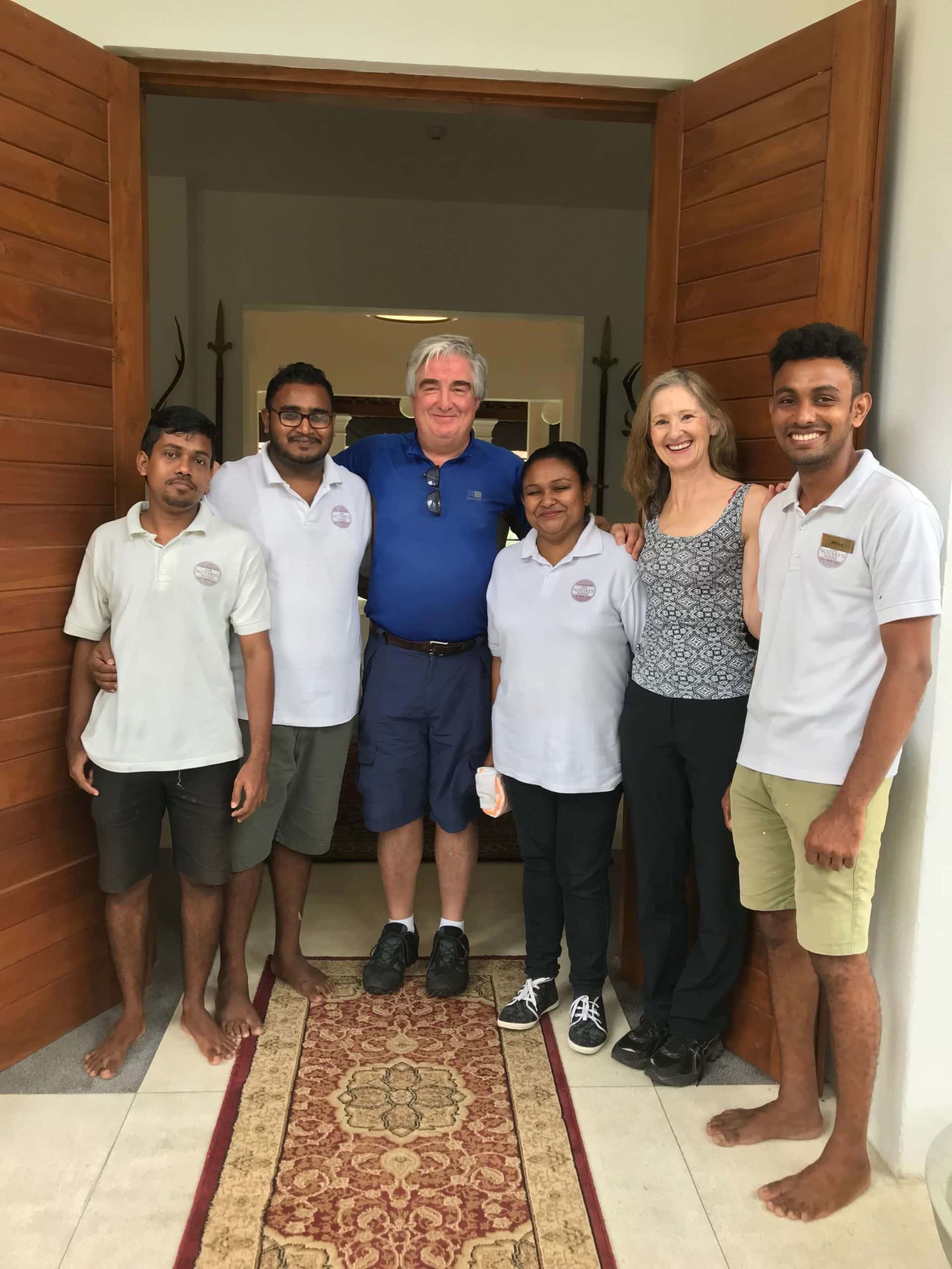 Couple on cricket holiday in Sri Lanka