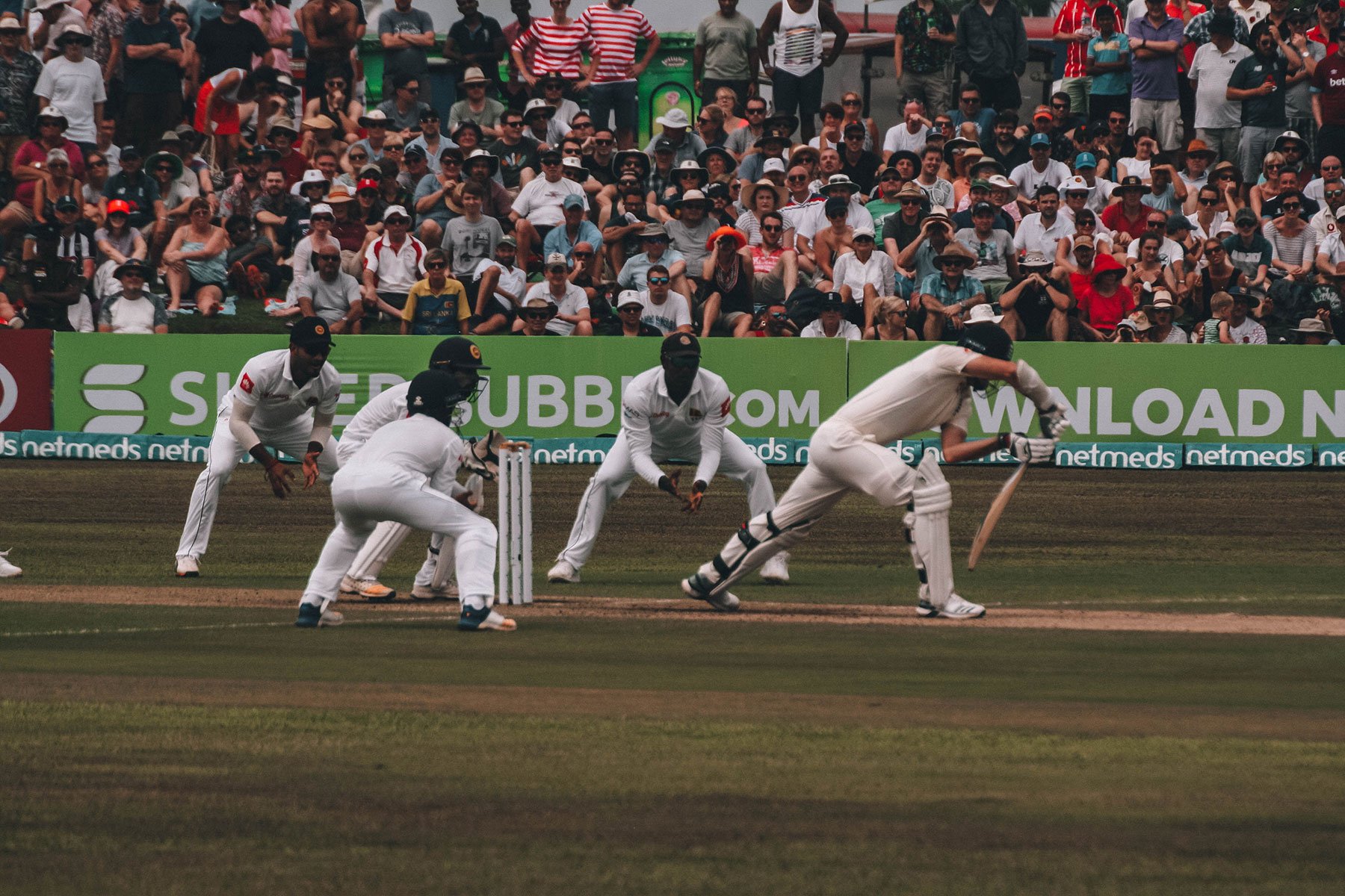 Cricket match in Sri Lanka