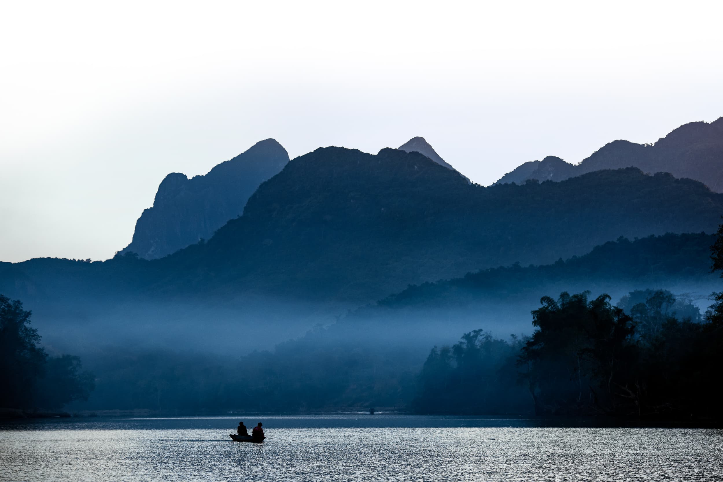 Nong Khiaw Riverside in Laos