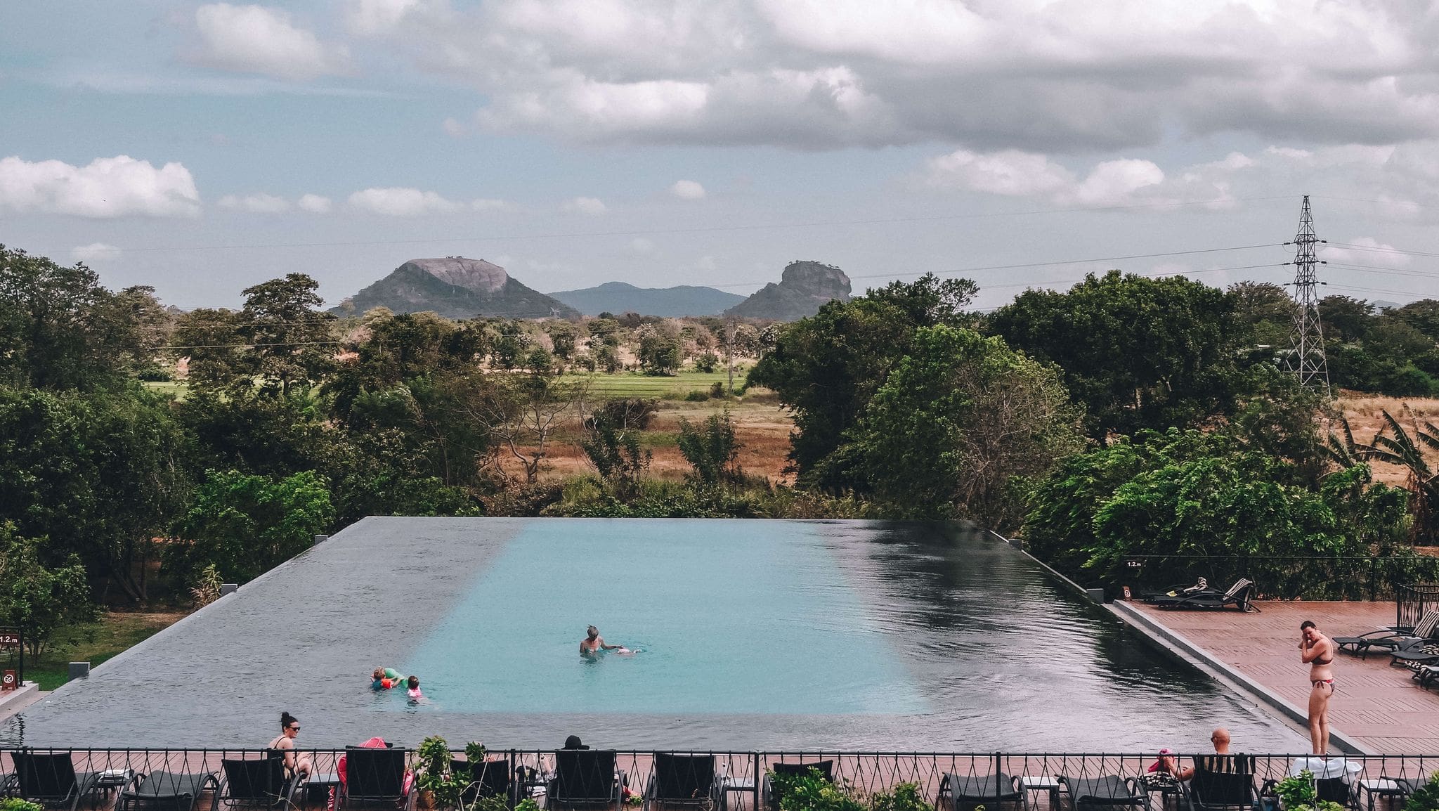 A Swimming Pool with a view in Sri Lanka