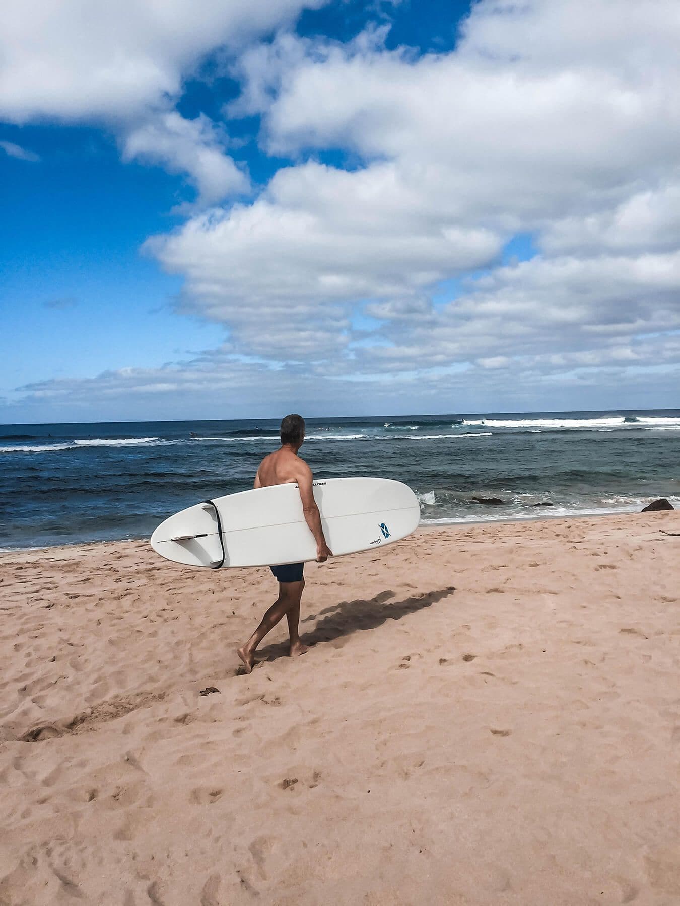 Surfer On Beach