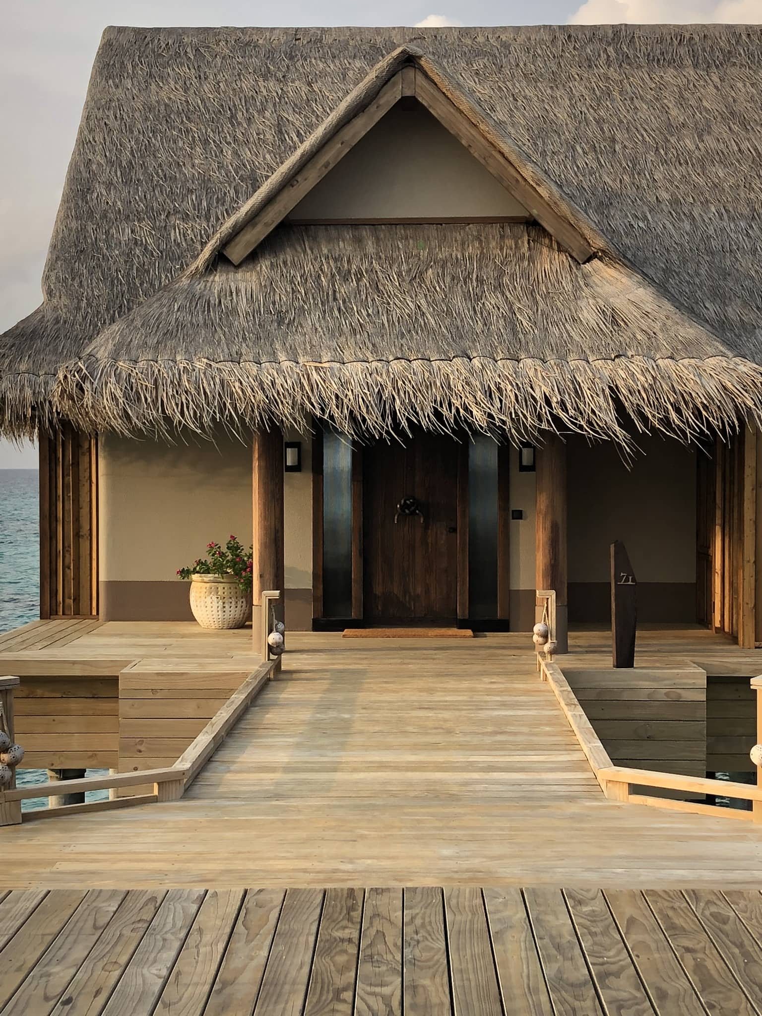 Overwater villa at Joali