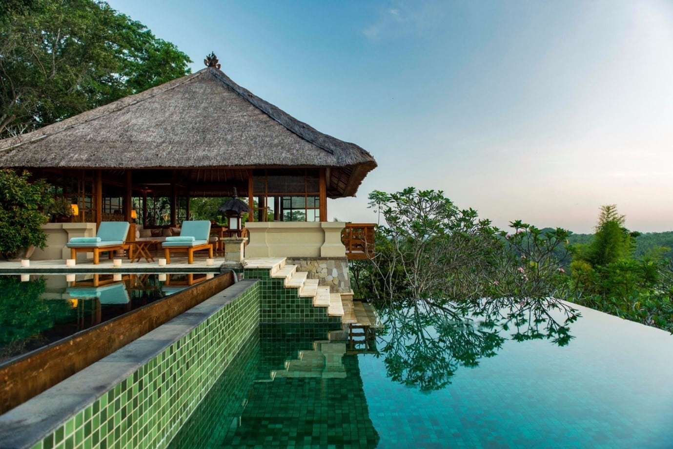 amandari resort in indonesia with infinity pool