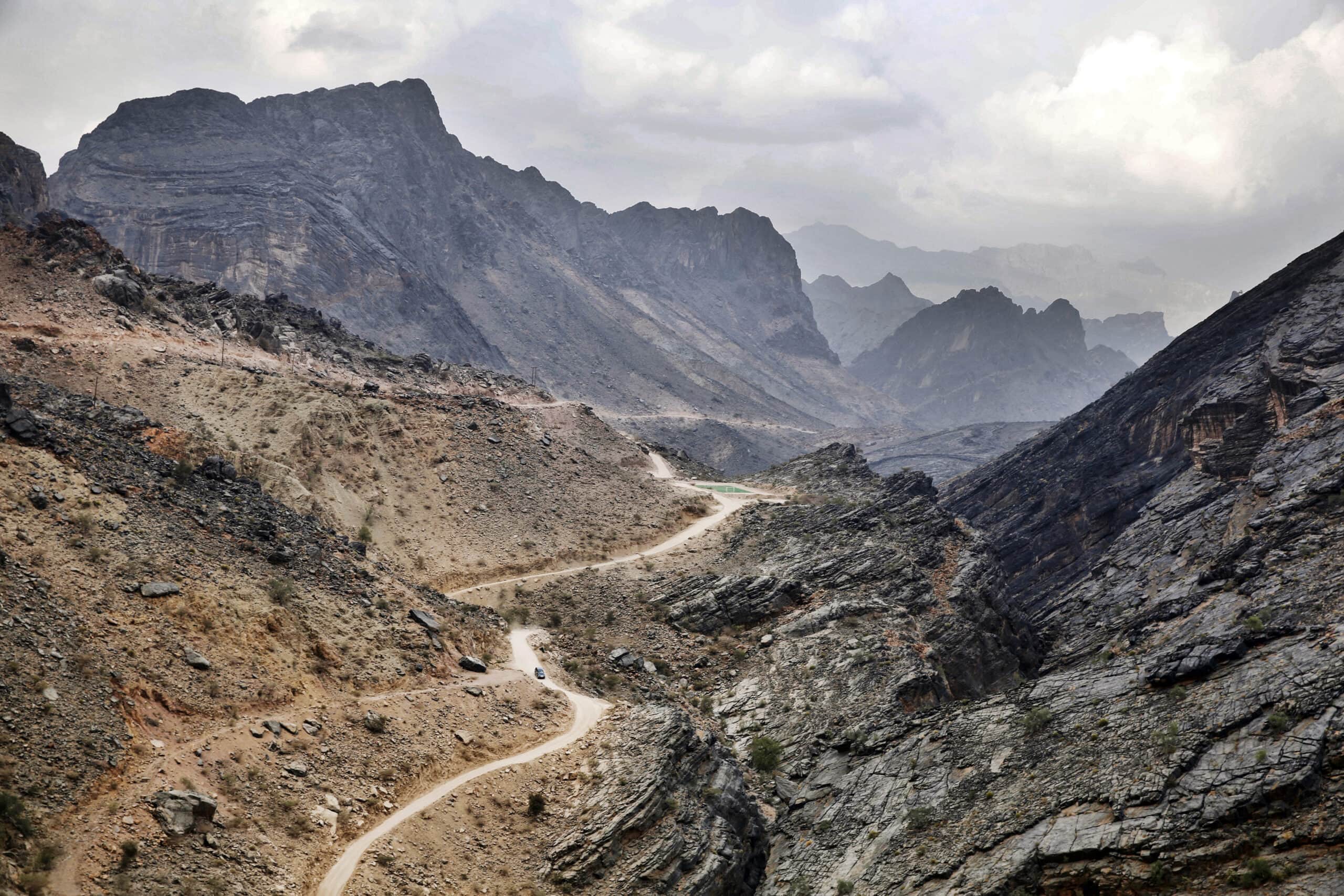 Views on drive from Muscat to Al Hamra