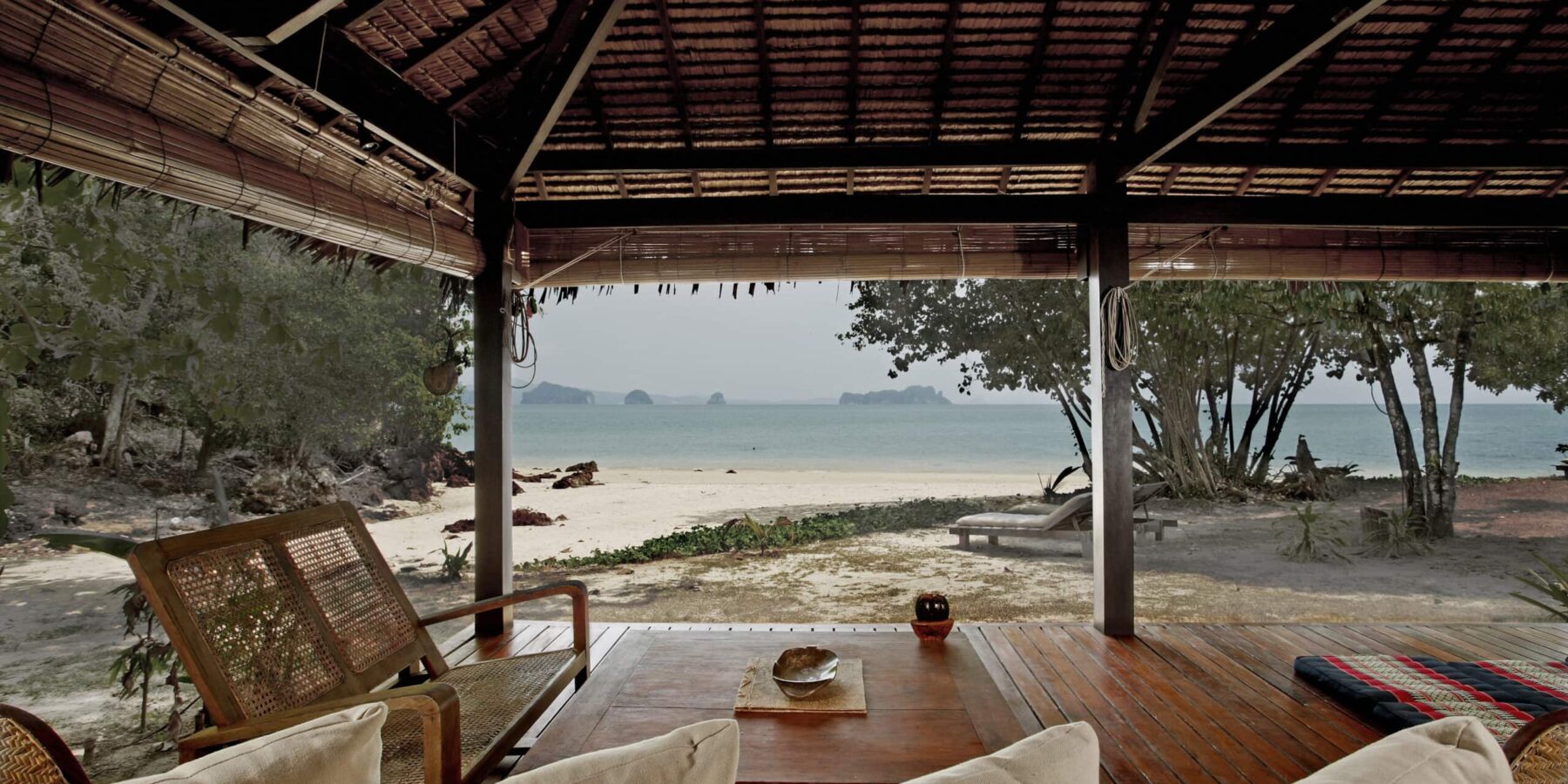 Beachfront villa at Koyao island resort