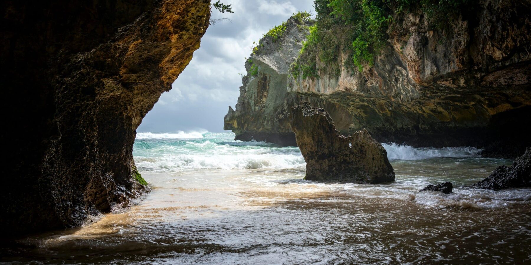 Uluwatu Beach in Badung, Indonesia