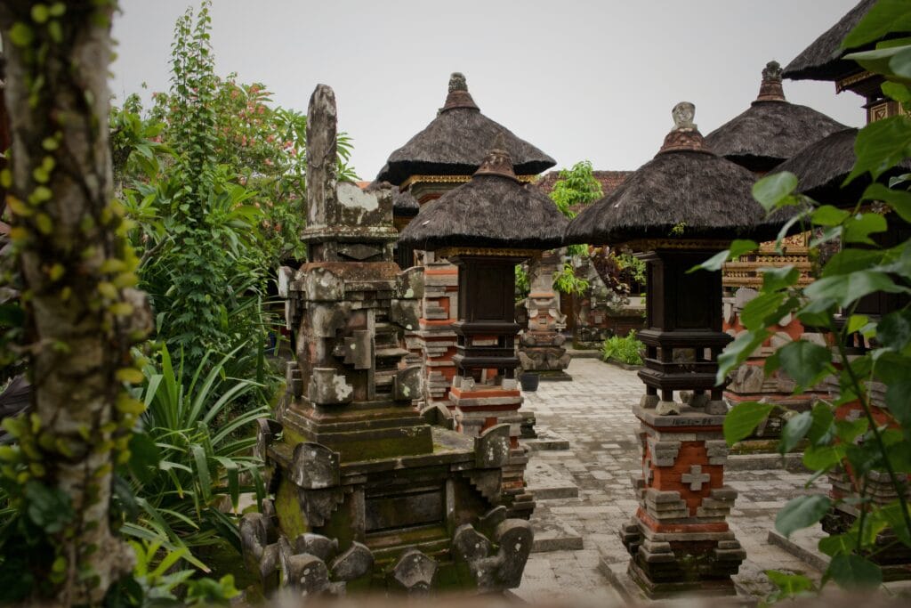 A temple in Ubud in Indonesia