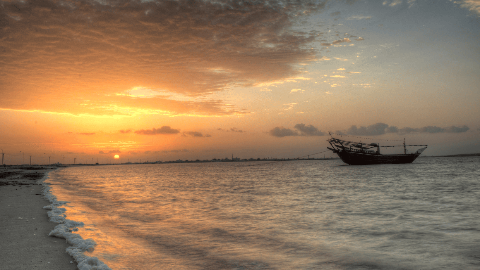 Sunrise over Ras Al Hadd Beach in Oman