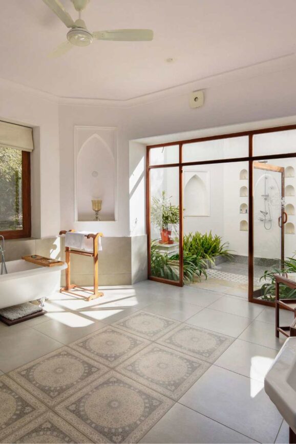 Bathroom, Shahpura Bagh, Rajasthan