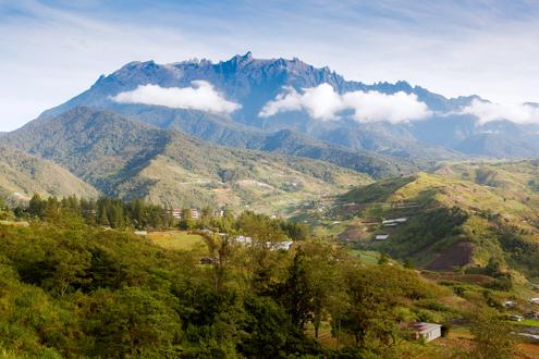 Helicopter to Mount Kinabalu