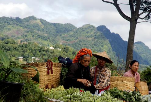 Wan-Pauk Village & Lake Naung Tung