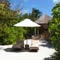 Six Senses - Beach villa front garden