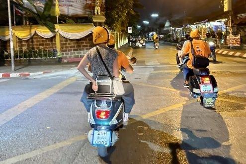 Chiang Mai After Dark Vespa Tour