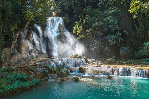 Breakfast at Kuang Si Waterfalls