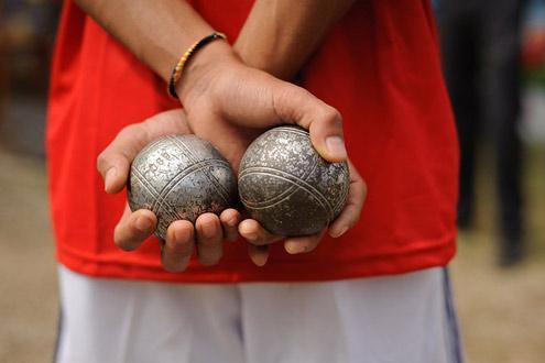 Evening Game of Petanque