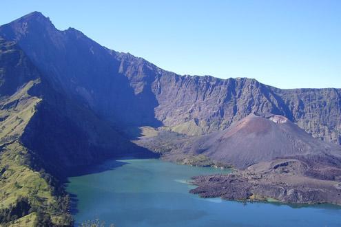 Mount Rinjani's foothills