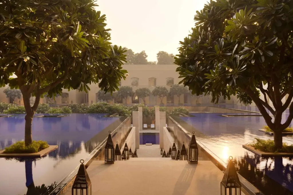 pool area at trident gurgaon