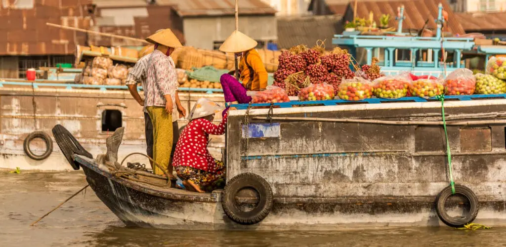 Mekong Delta in Vietnam