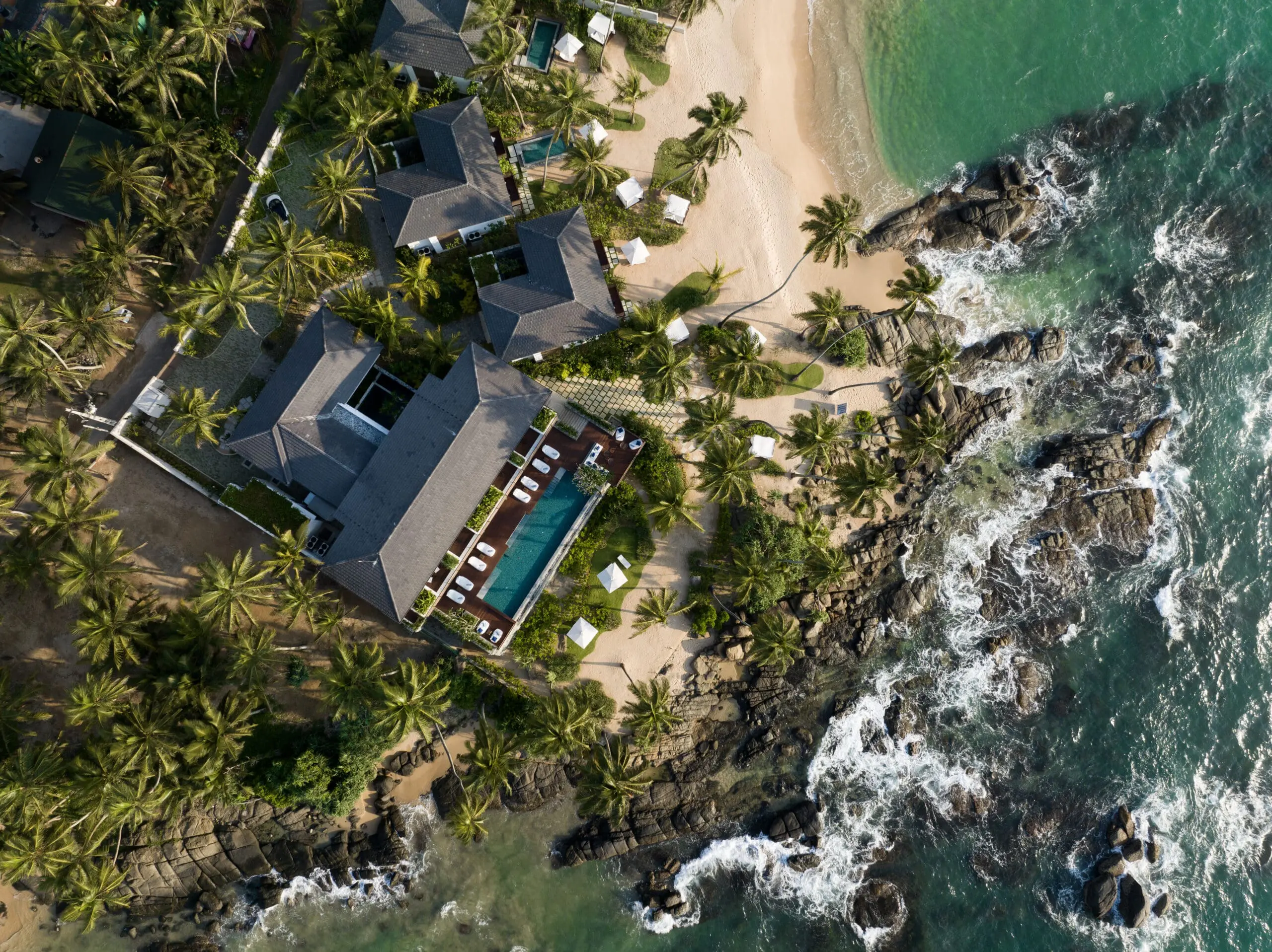Ahu Bay from above