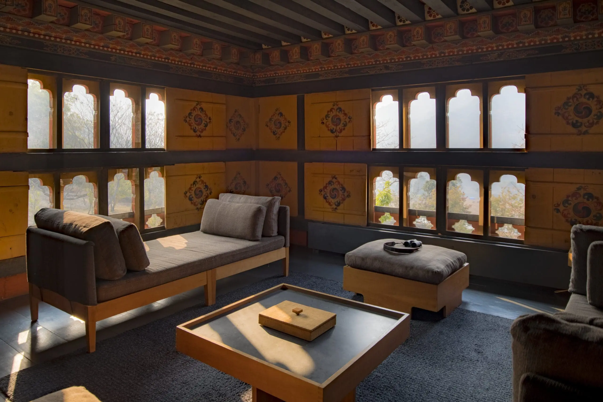 Inside the Amankora Punakha, Bhutan.